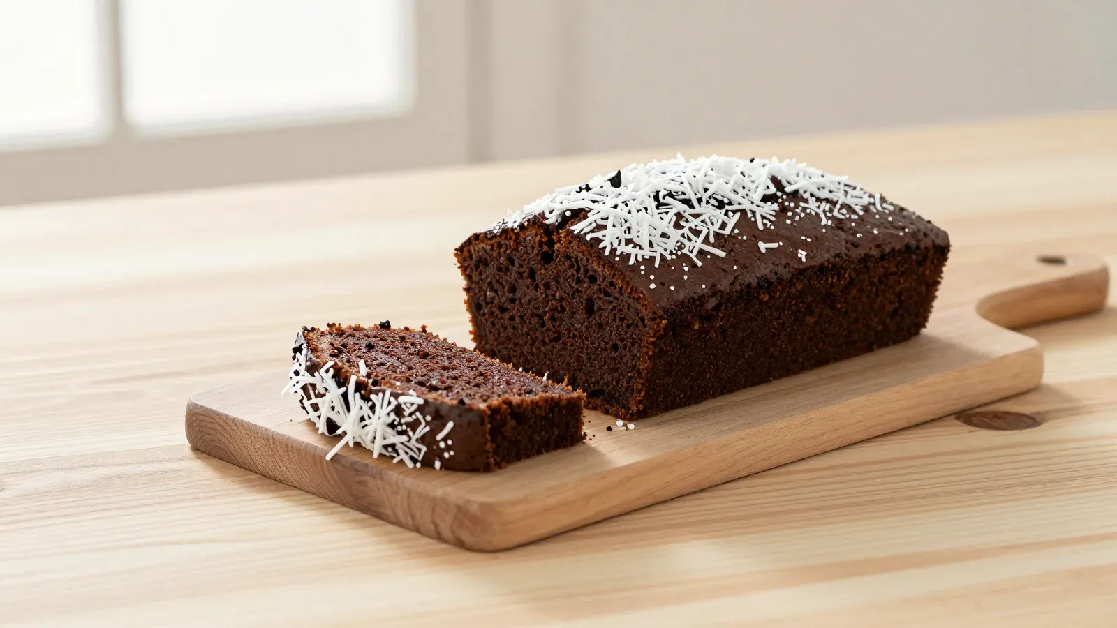 Bolo de Coco com Cacau