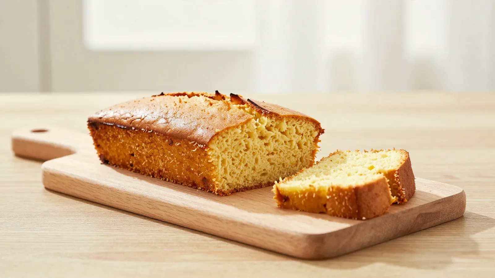Bolo de Mandioca com Coco