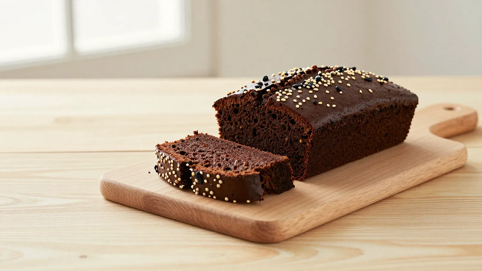 Bolo de Sementes com Cacau