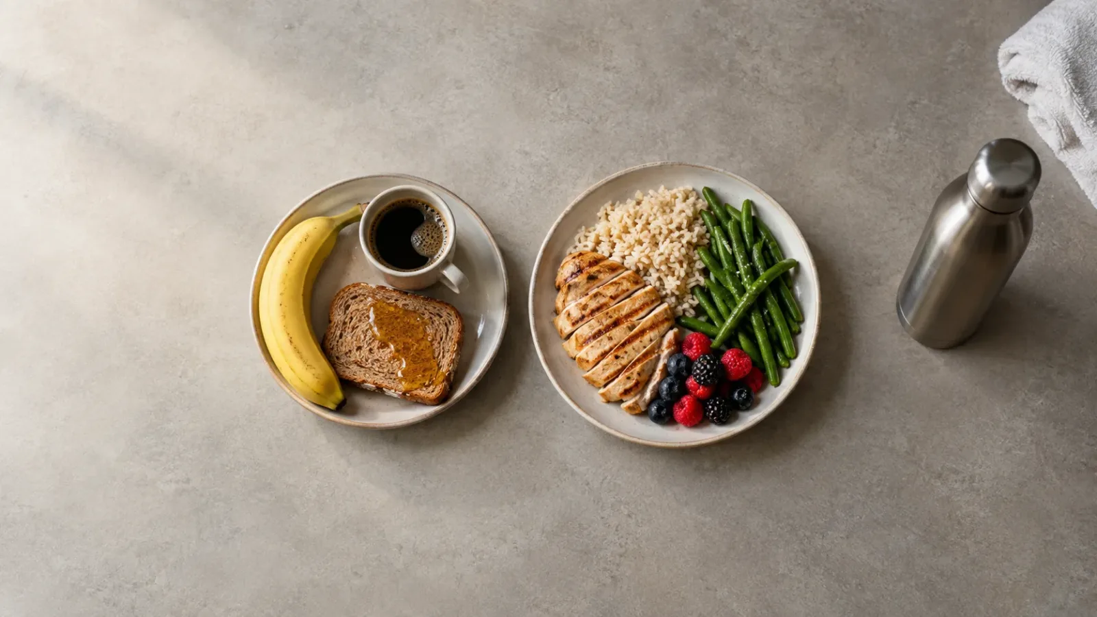 Treino e alimentação: o que comer antes e depois