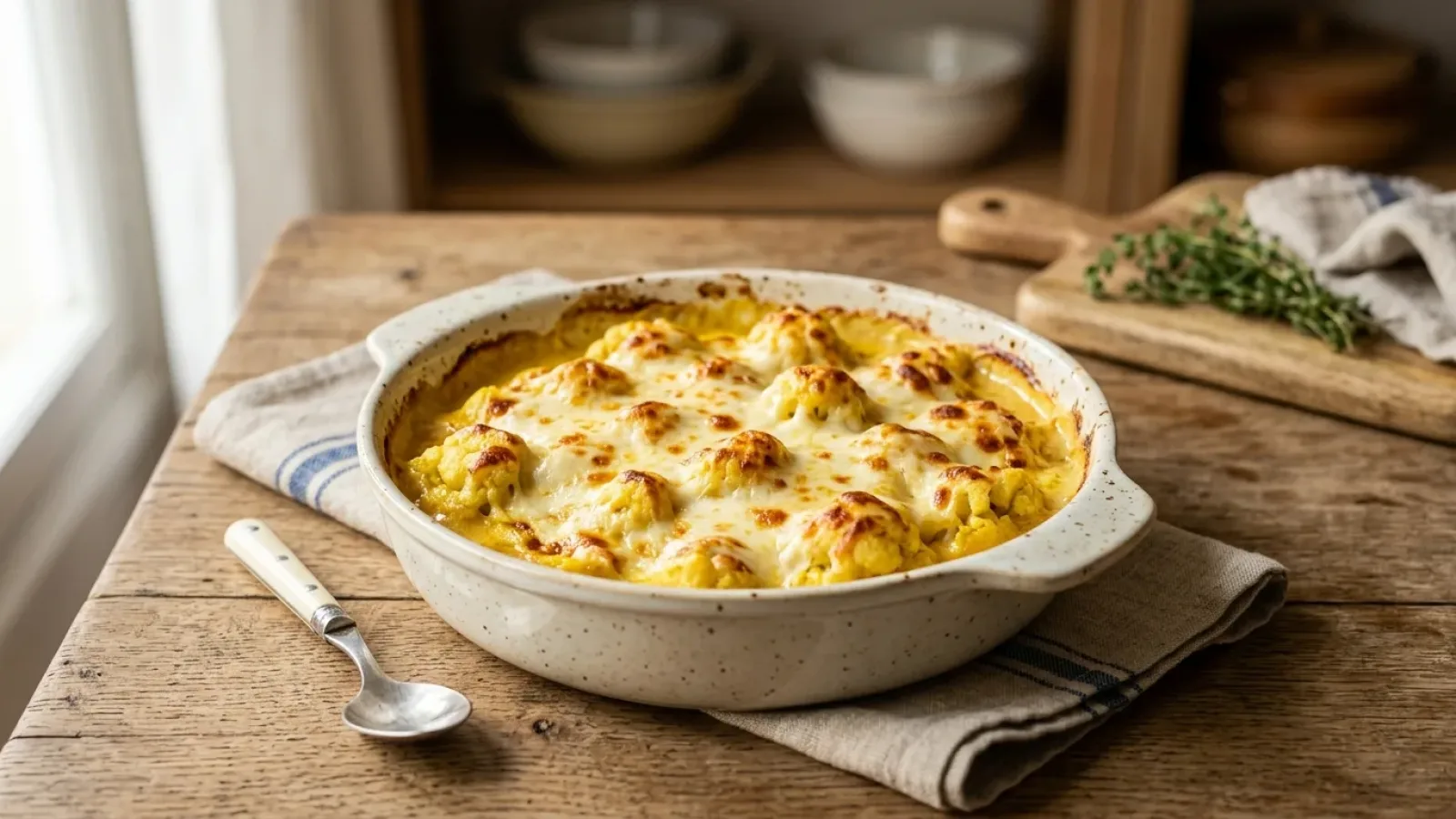 Couve-flor Gratinada