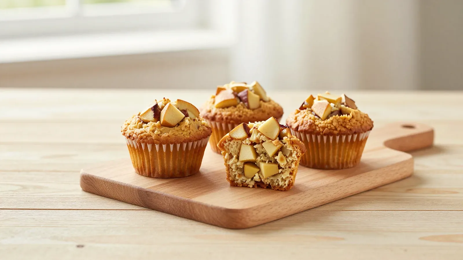 Muffin de Maçã com Canela