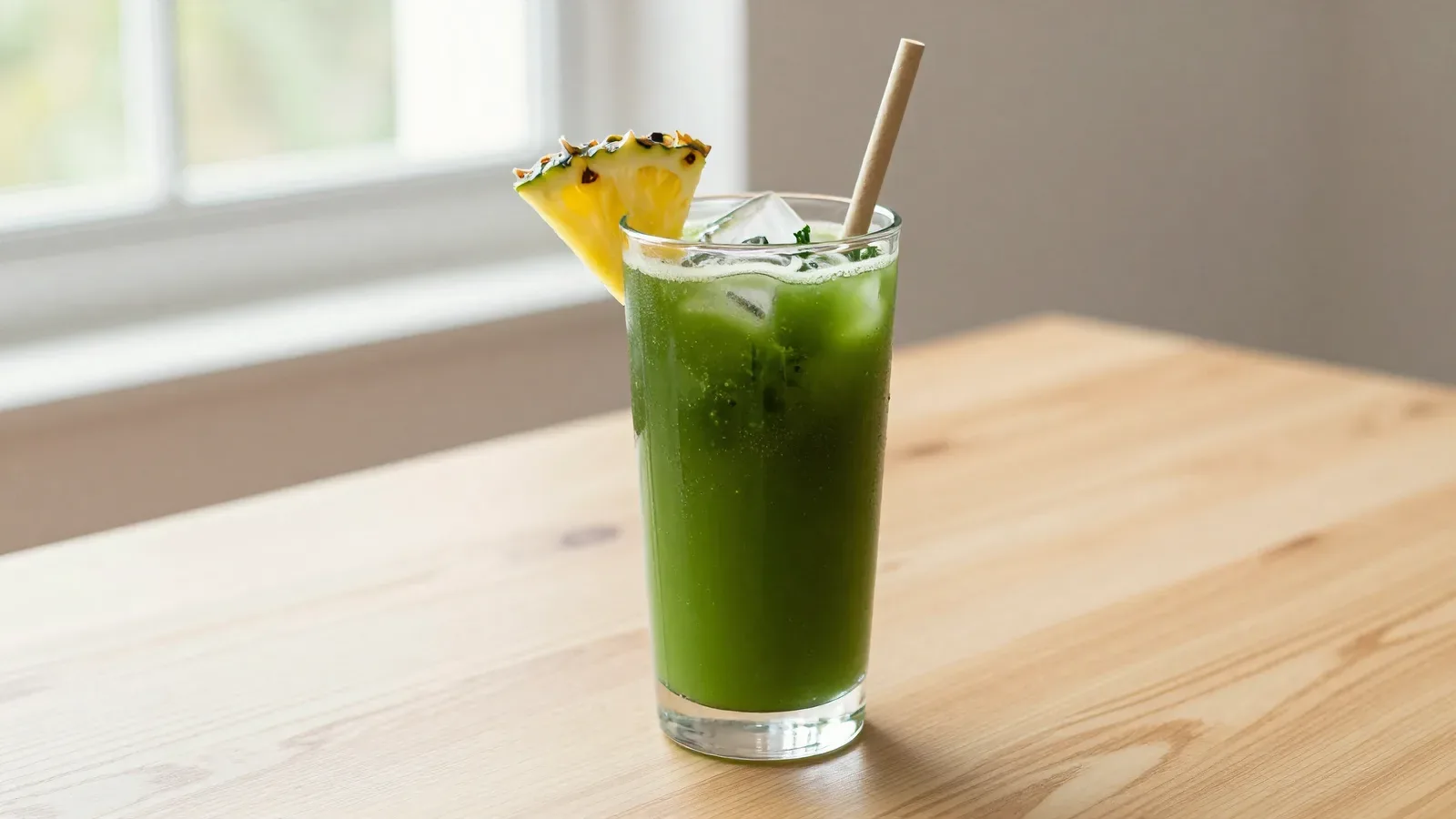 Suco Verde com Água de Coco