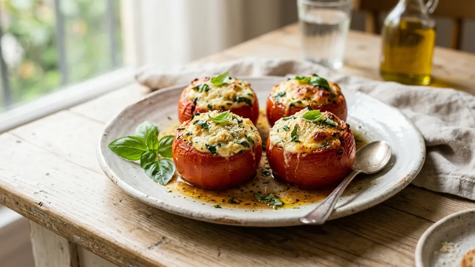 Tomate Recheado ao Forno