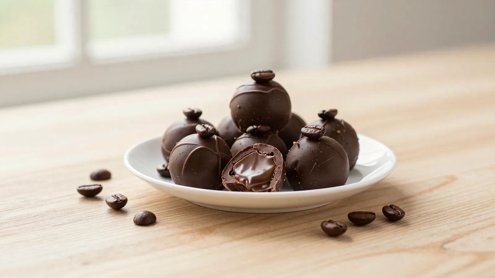 Trufas de Café com Chocolate